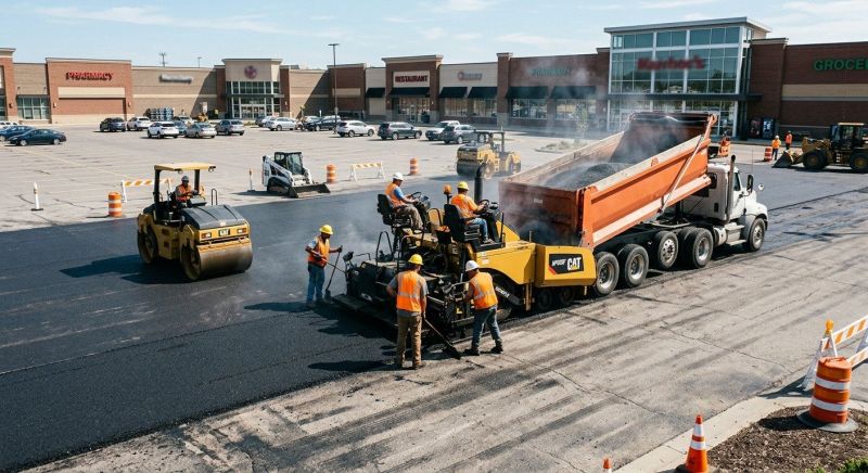 Asphalt Lot Paving in Savannah, GA