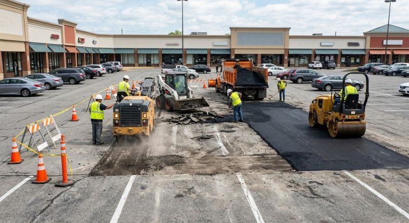 Asphalt Parking Lot Repair in Hilton Head Island, SC