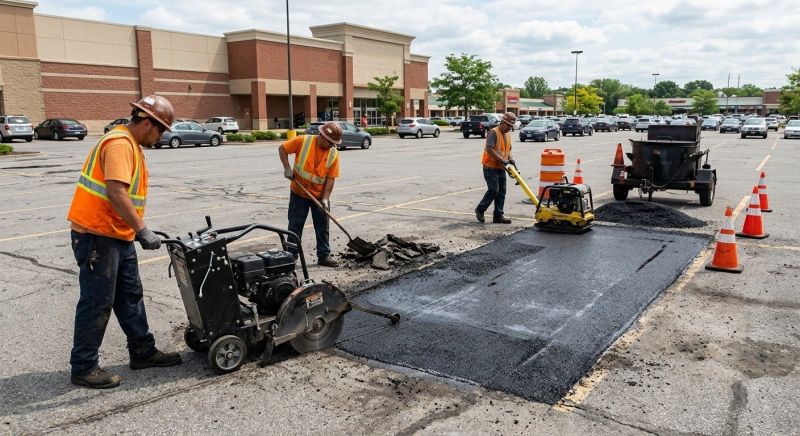 Church Parking Lot Repair in Conway, AR