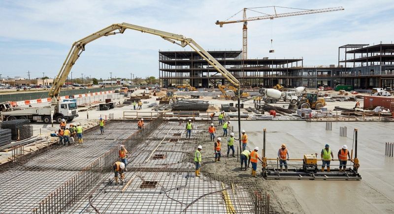 Commercial Slab Installation in Longmont, CO