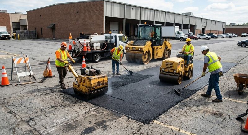 Parking Lot Repair in Little Rock, AR
