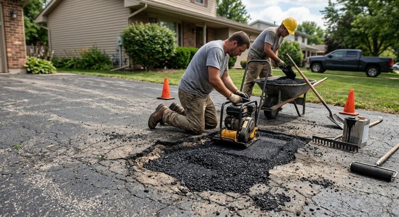 Driveway Asphalt Repair in Savannah, GA